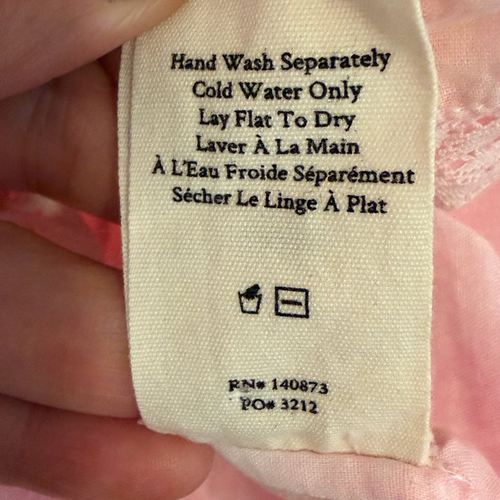 *LIKE NEW* LoveShackFancy Natasha Mini Dress - Pink - Picture 11 of 11